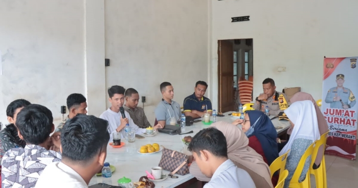 Jum’at Curhat : Kapolres Meranti AKBP Kurnia Setyawan Bersama Angkatan Muda Muhammadiyah (AMM)